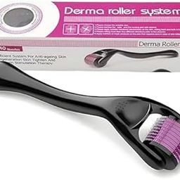 Derma Roller For Hair Regrowth And Scar Removal | Derma Roller With 540 Titanium Needles Best For Hair And Beard Regrowth & Scar Removal all size (2.5mm)-19