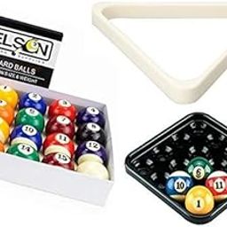 Laxmi Ganesh Billiard Combo of Felson American Pool Ball Set with Ball Tray and Triangle-image-90