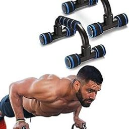 ShopiMoz Push Up Stands Strength Training Non-Slip Floor Exercise Equipment Push up Stands Handles Set Push up Bars for Men and Women-8