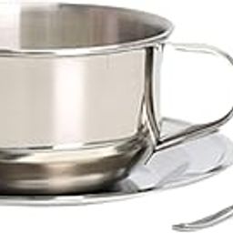 CALANDIS™ Coffee Mug with Saucer Spoon Handle 200Ml Tea Cup for Restaurant Office | Replacement Parts & Accs | Coffee & Tea Makers | Small Kitchen Appliances | Kitchen, Dining & Bar-image-7