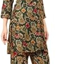 AARY CREATIONN Womens Printed Cotton Blend Kurta Pant_COARDSET-9-picture-7