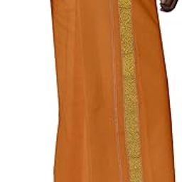 Jari Border Welcro Pocket dhoties for mens- 2inch Jaro border Readymade dhoties for mens-image-90