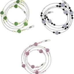 BNF® 3Pcs Eyeglass Sun Glasses Cord Supporter Necklace Sunglass Neck Strap Chain|Jewelry & Watches | Fashion Jewelry | Eyeglass Chains & Holders-image-48