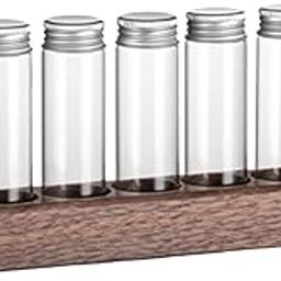 Dosing Coffee Bean Storage Tubes Clear Coffee Bean Test Tube for Pantry Cafe 7 Hole-picture-27