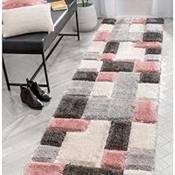 HOMERUGS Luxury Fluffy Fur Shaggy Carpet with Polyester and High Pile for Living Room, Bedroom, Home Décor [2x5 Feet Multi 07]-image-11