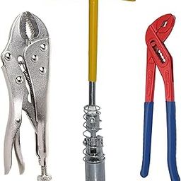Digital Craft 16MM Spark Plug Wrench with Water Pump Plier & 10-Inch Locking Plier – Multipurpose Automotive & Repair Hand Tool Set-52
