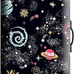 kraptick Printed Luggage Cover – Universal Suitcase Cover, Suitcase Cover for Protection, Trolley Bag Cover, Travel Bag Cover with Universe Galaxy Printed Design (26-28 Inch)-picture-13