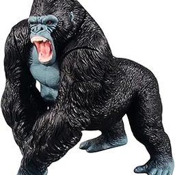 Mallexo Realistic Gorilla Toy Set 1Pcs King Kong Animal Action Figure for Kids Boys and Girls | Fight Mode Rampage Iconic Chimpanzee Kong Toys Playset | Monkey Toys Decoration Item Birthday Gifts-image-19