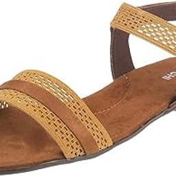 Women's Faux Leather Comfy Fashion Sandals with Low Heel-image-32