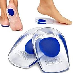 Levodorm Silicone Gel Heel Cups Heel Protector Insoles for Pain Relief & Foot Care Gel Heel Pads for Swelling, Heel Spur & Shock Absorption Heel Support Insole for Men & Women (1 Pair)-image-22
