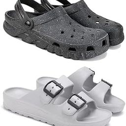 WINGSCRAFT-Lightweight Classic Clogs | Sandals |Slider Adjustable Back Strap for Men-Combo(2)-3056-3113-picture-34