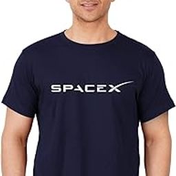 SpaceX T-Shirt, 100% Cotton T-Shirts for Programmer, Coding, Developer, Software Mens, Round Neck T Shirts for Women, Half Sleeve Tshirt for Men-image-1