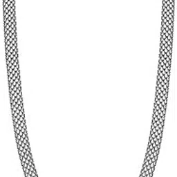 thrillz Silver Chain For Men Stainless Steel Criss Cross Design Necklace Chain For Men Women Love Gifts-picture-29