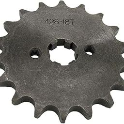 ELBME SDR 18T 428 Chain/Pitch Front Sprocket Cog Pit/Trail/Dirt Bike ATV Quad 17mm-image-2