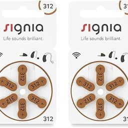 Signia Hearing Aid Batterie Size 312 (6 X 2 Pack) 12 Pcs-picture-17