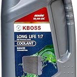 KBOSS Long Life 1:7 Radiator Coolant, 1 Litre, Heat Dissipation and Absorption Cooling Systems for Petrol, Diesel, and CNG Vehicles - Heavy-Duty Coolants-image-3