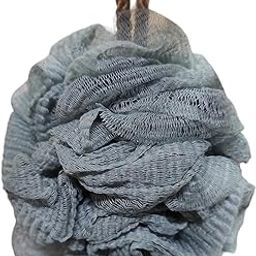 GrabSmart Bath Shower Loofah Sponge Pouf Body Scrubber Exfoliator| Bathing Round Loofah for Men and Women| Ultra Soft Round Bath Sponge Loofah/Scrub (-image-8