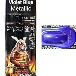 Samurai Kurobushi Spray Paint 1K Metallic Colour Coat #1143-VIOLET BLUE (D-I-Y Do It Yourself)- 400ml-31