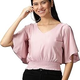 Women's Short Sleeves V-Neck-image-6