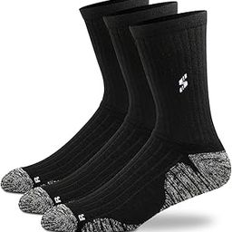3 Pairs Unisex Original Hiking Calf Socks - Moisture Wicking Breathable Cushion Cotton - Winter Performance & Stylish Comfort, Multicolor Pack of 3-image-76