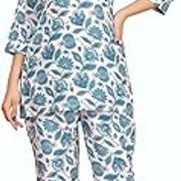 Women's Muslin Printed Readymade Cord Set Dress (Twinkle-New)-image-67