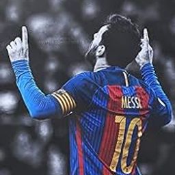 VVWV Lionel Messi Football Poster Motivational Poster Home Living Room Bedroom Boys Room Decorations 300 GSM L X H 12 .00 X 18.00 Inches-image-31