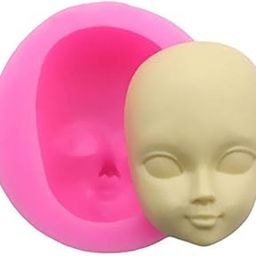 1Pc DIY Girl Face Silicone Mold Fondant Molds Cake Decorating Tools Woman Mask Gumpaste Mould Polymer Clay Resin Molds-picture-11