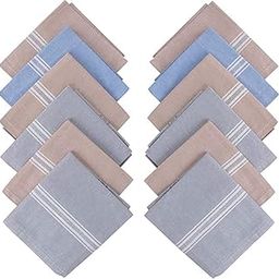 100% Cotton Multicolor Handkerchief/Rumal for men and boys Big size XXL Size 48 * 48 Cm Plain design Combo Pack-picture-45
