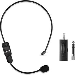DEVICE OF URBAN INFOTECH Wireless Headset Mic UHF Microphone Head Mic for Speakers Amplifier PA System Teachers Fitness Instructor Meetings Live Streamer News Presenter with 3.5mm to 6.35mm Converter-29