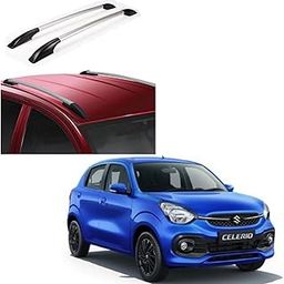 DS ENTERPRISE Drill Free Roof Rails for Maruti Suzuki Celerio 2021 and above Models - Silver Color (Pack of 2)-picture-16