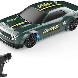Mini RC Drift Car with Upto 15km/h Speed Fully Proportional (Doge Challenger)-12