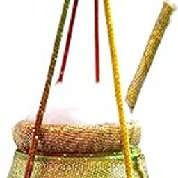 Suparia's Laddu Gopal Ji Toy Dahi Handi for God Krishna (Ladoo Gopal Dress Accessories)-image-48