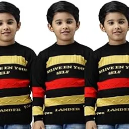 anixa Stylish Boys Full Sleeve Sweater Winter Wear Pack of 3 (bs-01)-picture-14