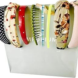 8 Pcs Different Designs Headbands For Women Plastic 4Pcs Hairband,Knot Headbands For Girls Head Band,Headbands Set (Multi)-picture-31