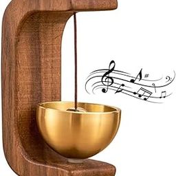 RAZISH Wooden Bell for Door | Magnetic Wooden Door Bell | Dopamine Door Bells for Home | Door Chime with Brass Bell | Housewarming Gift for Room or Outdoor Decor-image-85