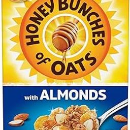 Honey Bunches of Oats With Almonds Heart Healthy, Low Fat, Made With Whole Grain Sweetened Cereal With Oats & Honey 12 Ounce, 340G-image-59