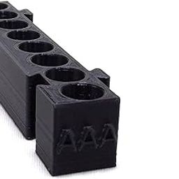 CERO 3D Printed AAA Battrey Holder (Black PLA Plastic)-1