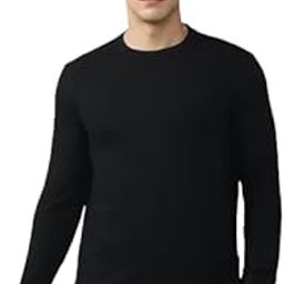 Sweatshirt Pullovers for Men | Round Neck Full Sleeves Plain Printed Sweatshirts for Winters (L (P-334)-image-82