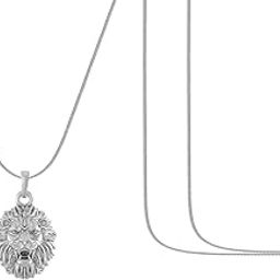 akshat sapphire Sterling Silver (92.5% purity) God Vishnu Narsimha Chain Pendant (Pendant with Chain) for Men & Women Pure Silver Lord Vishnu narsimha Chain Locket for Good Health & Wealth-picture-43