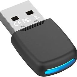 UNIGEN WiFi Adapter for Desktop PC with Led Light, 300 Mbps USB WiFi 6 Receive with 2.4GHz, USB WiFi 300m External Network Card Supports Windows 7/10/11 Free Drive 802.11ax-14