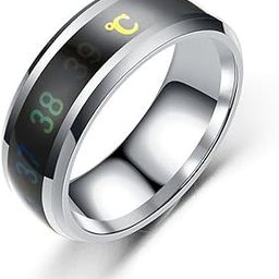 Stainless Steel Temperature Sensor Ring - Thumb Ring for Men Boys Women Girls-image-79