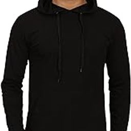 Classic Black Hoodie for Men and Women - Comfortable and Versatile Pullover Sweatshirt-image-82