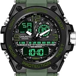 Analog-Digital Sports Watch: Chronograph, Dual Time, Alarm, Stopwatch, Water-Resistant, Shock-Resistant, Back Light Display- The Perfect Watch for Men and Boys - CT3377-picture-26