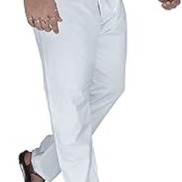 s Men's White/sada Pyjama 100% Cotton Aligarhi Style-picture-27