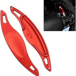 CLOUDSALE Steering Wheel Paddle Shifter Extension Compatible for i30 n 2020-2022 Veloster KONA N Series Elantra i20n Avante(Red)-image-10