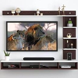 55 Inches Wooden Best Suiting for Living Room, TV Unit, Wall, Books, TV Stand Size Up to 55 Inch-image-13
