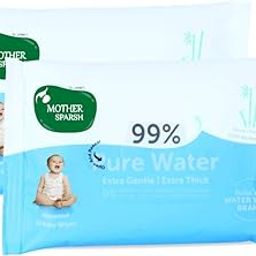 Mother Sparsh 99% Water Based Unscented Wipes (10 Unscented Baby Wipes, Pack of 2 - Super Saver Pack) - Super Thick Fabric-28