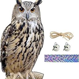 ATORSE® Fake Owl Decoration Realistic Owl to Keep Birds Away for Rooftops Yard Patio Style A-image-22