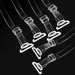 Licogel Bra Shoulder Strap Clear 3 Pairs Lightweight Skinny Removable Nonslip Silicone Bra Holder Strap Women Teen Girls Ladies-image-22