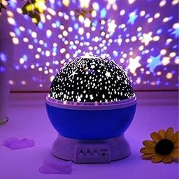 Storio Plastic USB Powered New LED Born Baby Mini Projector Toy - Sooth Relax Sleep Help for Parents - Light Show and Learning for Kids (Round Shape)-picture-31